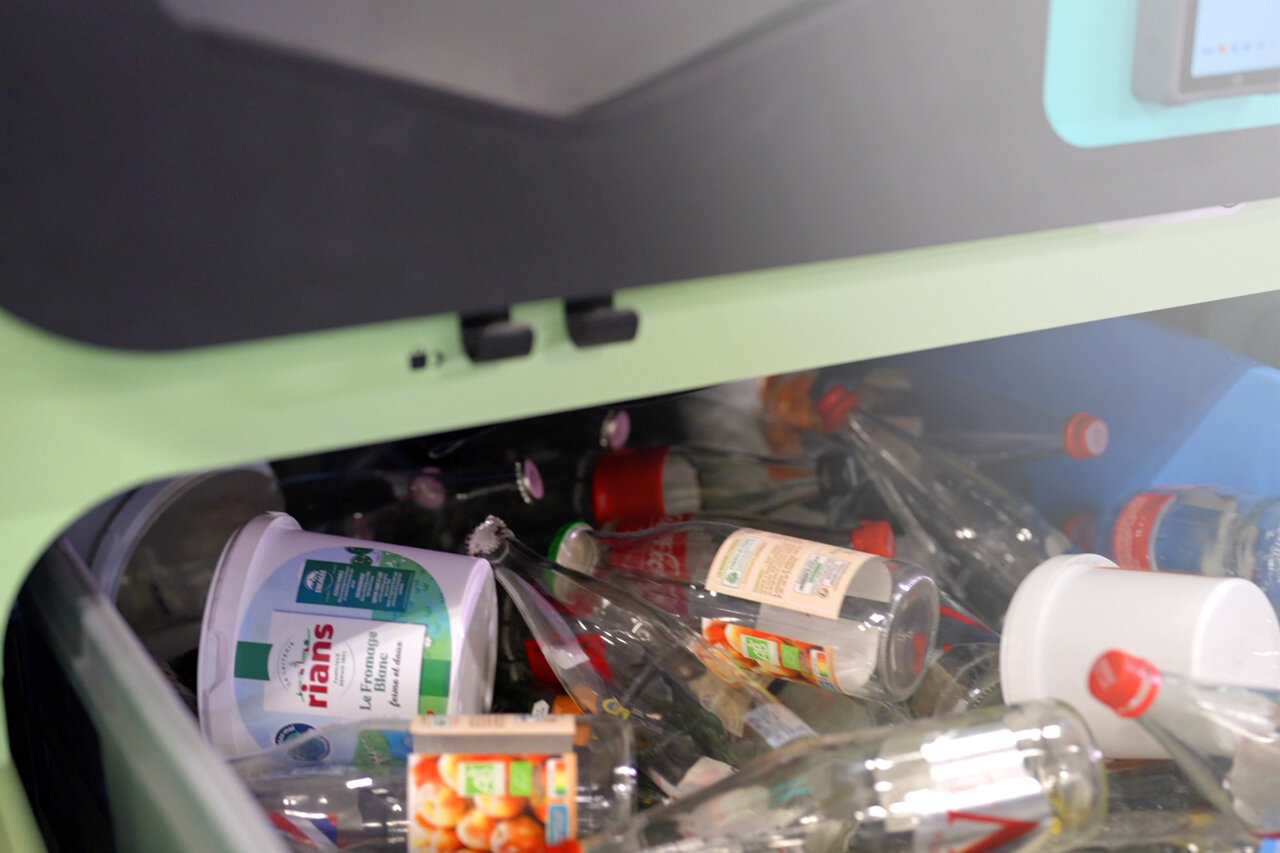 Une seule borne Collector pour tous les contenants réemployables